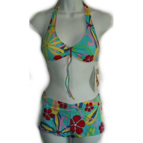 Hot Coles Floral Bikini - Small - Picture 1 of 9